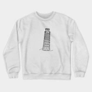 Pisa Tower Crewneck Sweatshirt